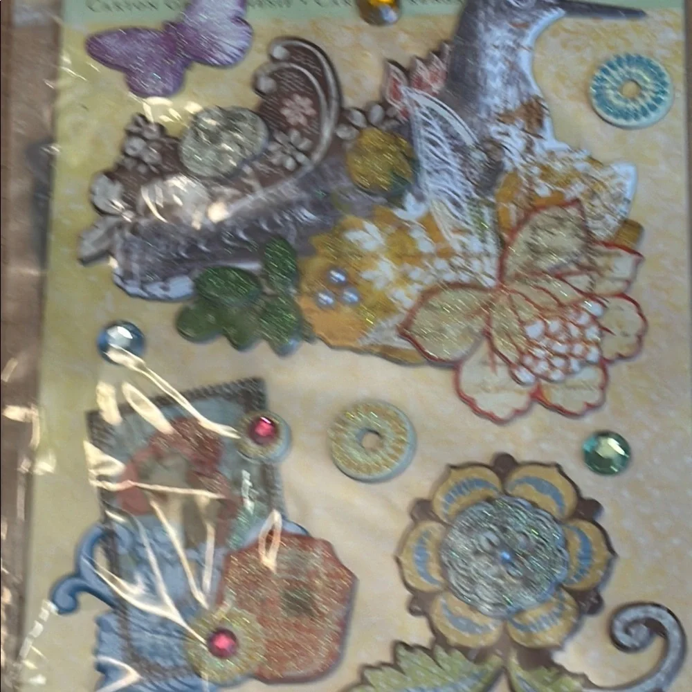 K & Company Butterfly and Floral Sticker Set